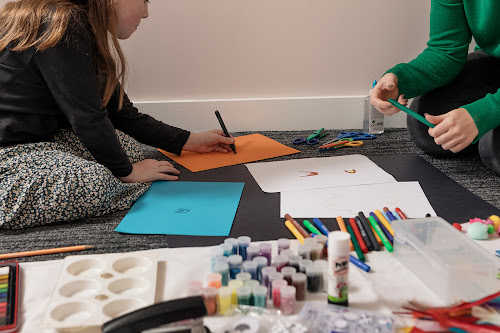 Child and Therapist in play Therapy Session at Shore Psychology